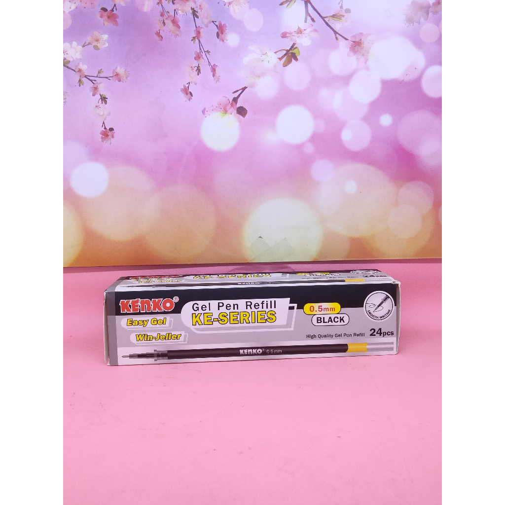 

KENKO EASY GEL PEN REFILL 0.5 MM WARNA HITAM