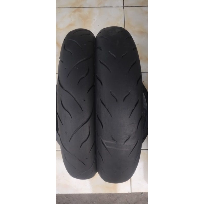 ban Scoopy Corsa ukuran 80/90+100/80 ring 14 tubles