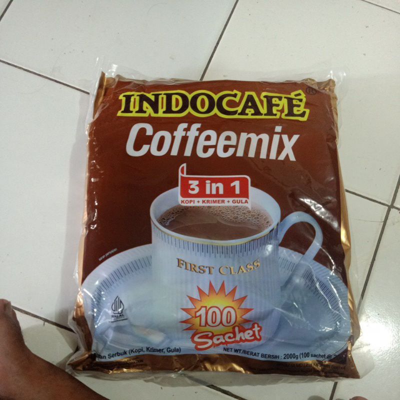 

indocafe coffeemix 3 in 1 (1 renceng) 10 sachet x @20 g