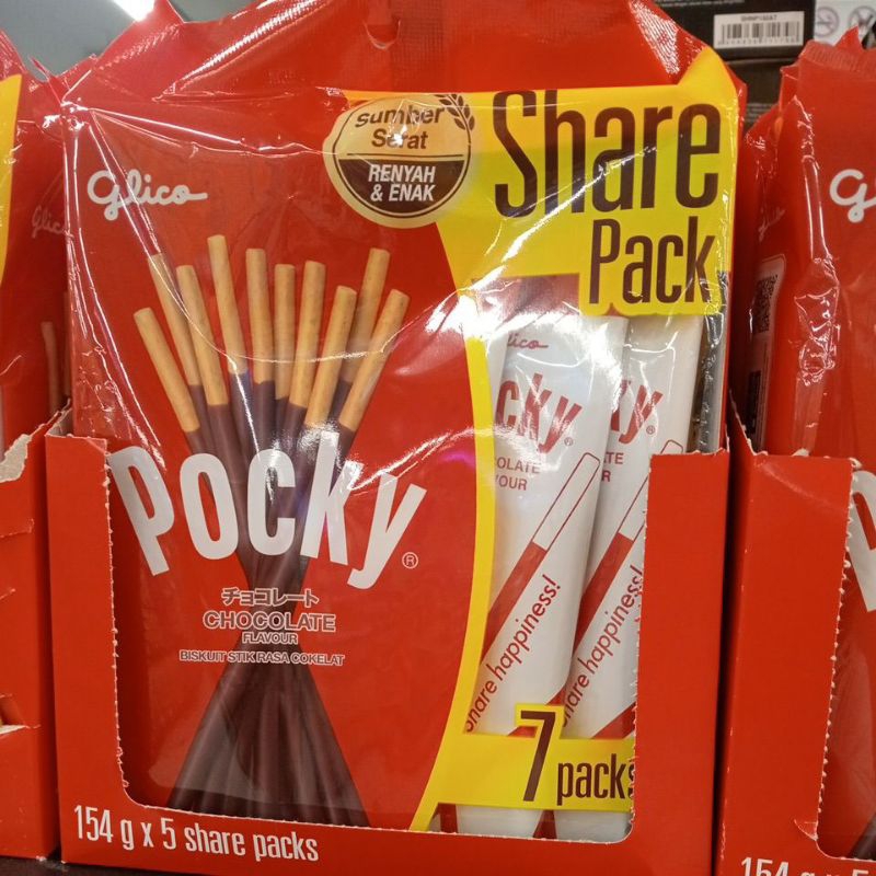 

Pocky Sharepack Cokelat Glico Isi 7