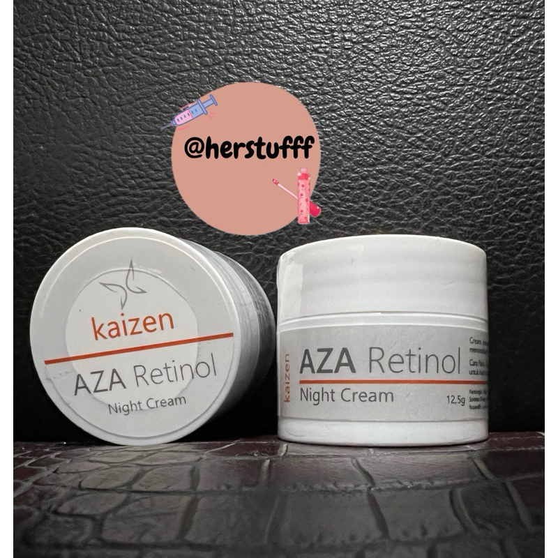 kaizen Aza Retinol Cream Krim Malam azelic acid Retinol Pencerah Flek Melasma Antiaging