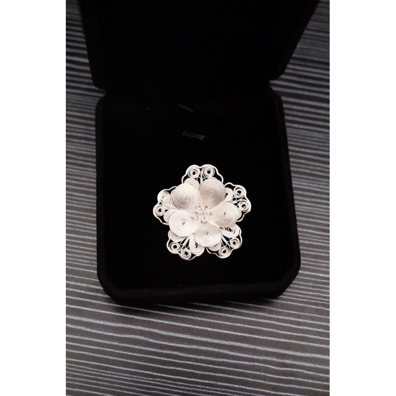 BROS PERAK 925 ASLI BROS BUNGA SILVER 925