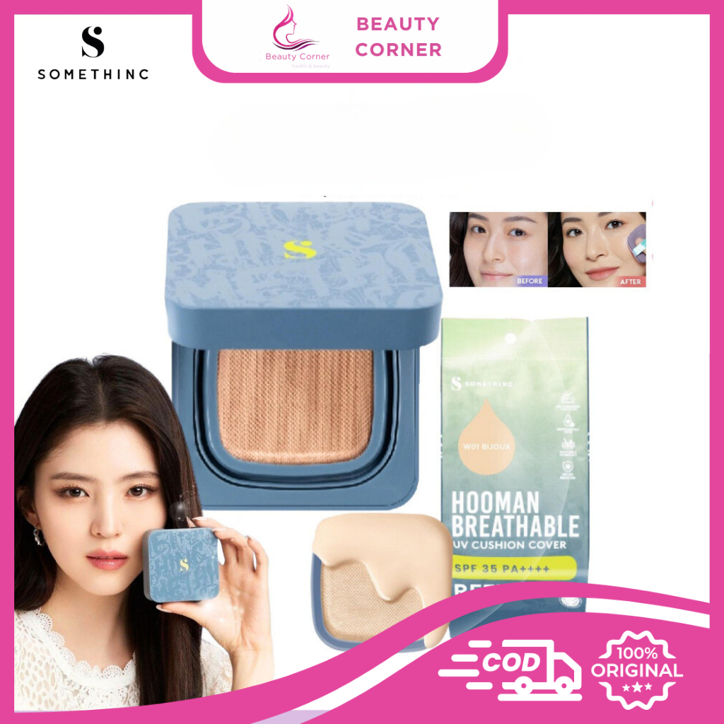 Somethinc Hooman Breathable UV Cushion Cover SPF 35PA ++++
