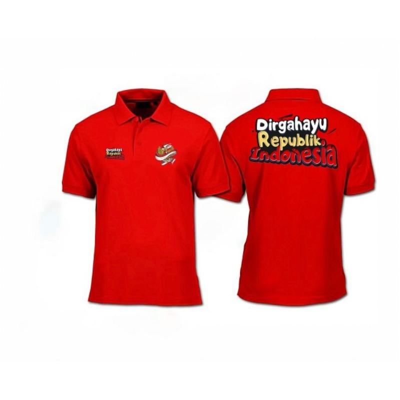 KAOS POLO DIRGAHAYU REPUBLIK INDONESIA