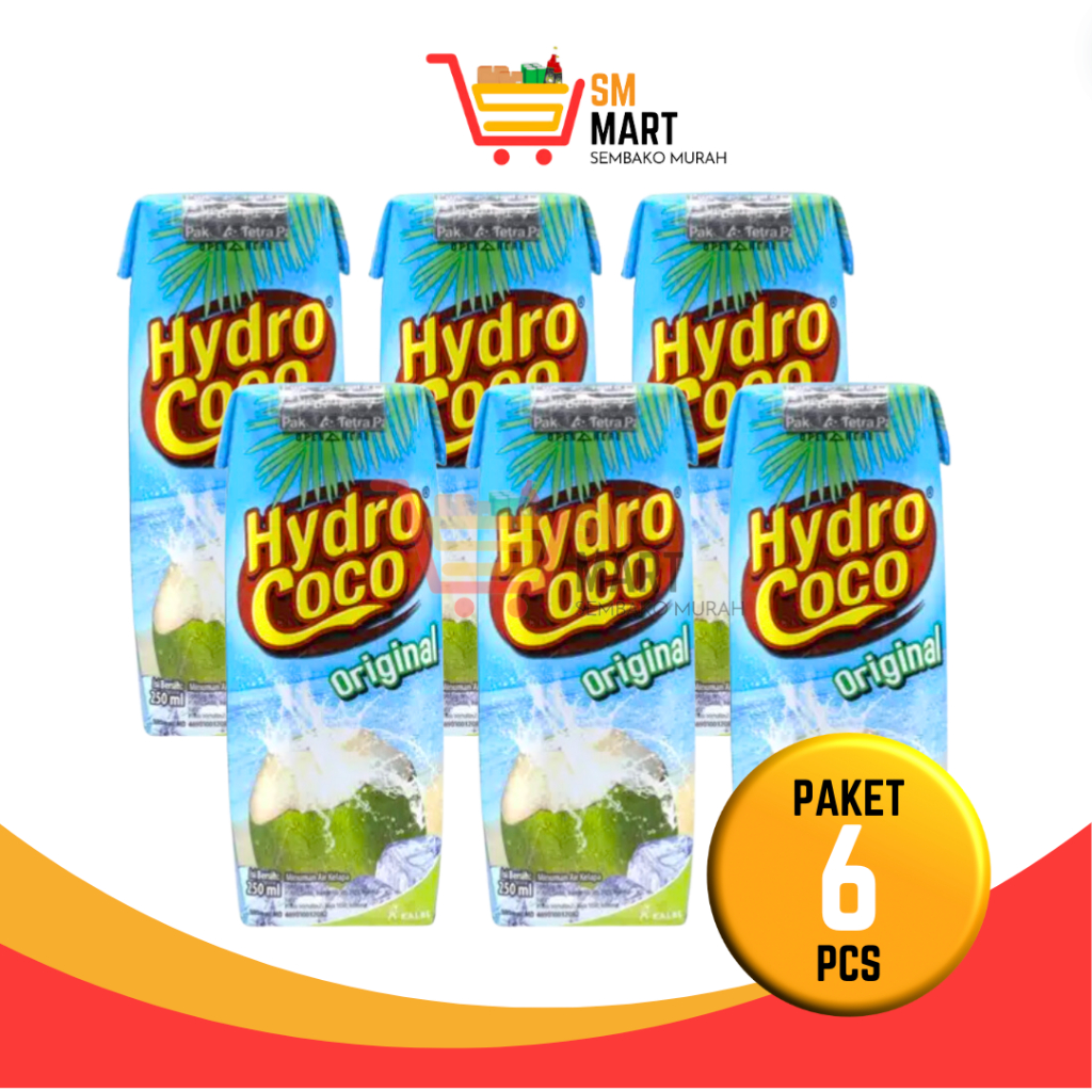 

[ECER 6 PCS] HYDROCOCO HYDRO COCO 250 ML MURAH