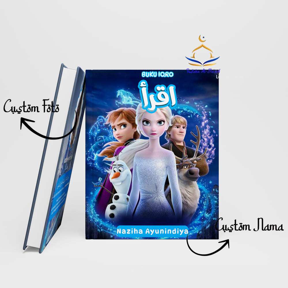 Iqro Custom Milenial Custom Nama Dan Foto Desain Full Color