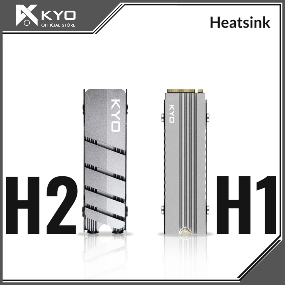 KYO Heatsink M.2 H2 & H1 M2 Heatsink NVMe & M.2 NGFF M2Heatsink Cooling