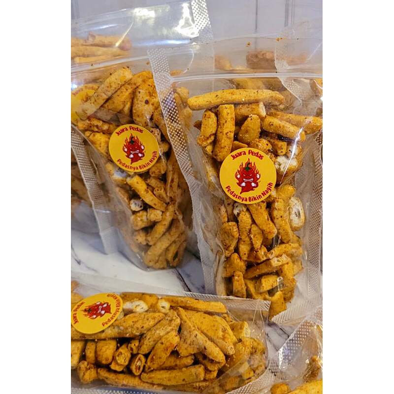 

Basreng pedas daun jeruk