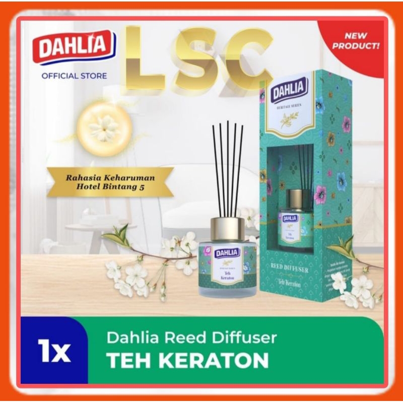 Dahlia Reed Diffuser Teh Keraton pengharum ruangan menyegarkan ruangan