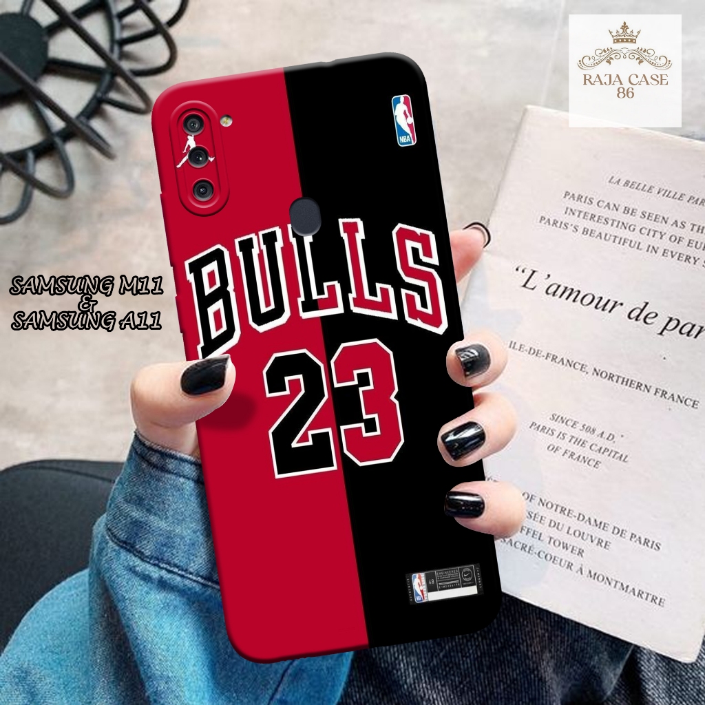 Case Samsung M11 / A11 - Rajacase - casing Samsung M11 - Motif Softcace Branded - Pelindung handphon