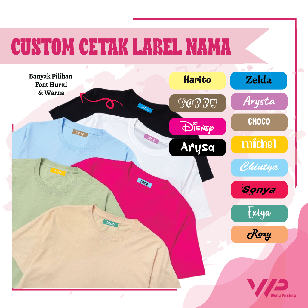 

CUSTOM LABEL NAMA SERAGAM SEKOLAH KAOS ANAK STIKER SABLON SETRIKA PESANTREN NAME TAG LAUNDRY - NEW