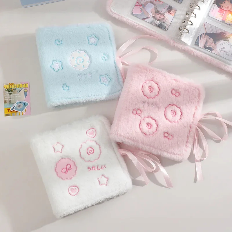 

A7 Furry Binder Photo Ablum Kpop Photocards Collect Book Notebook Planner Diary Agenda Book Stationery