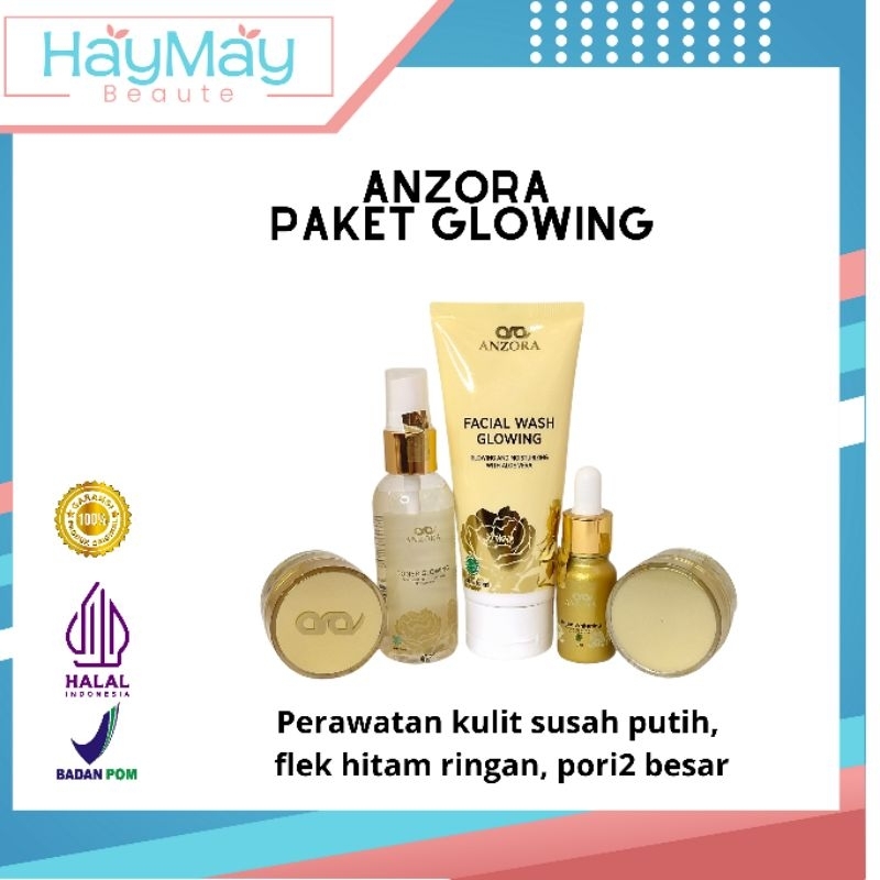 Anzora glow klinik / anzora glow bpom / cream anzora / krim anzora glow / original anzora / krim glo