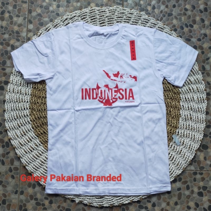 Kaos Merah Putih Kemerdekaan Pendek NVD Branded Fulltag