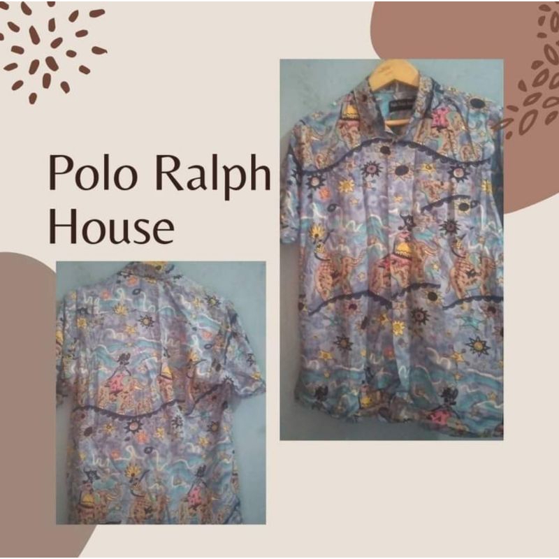 Kemeja Motif Polo Ralph House