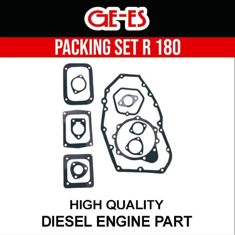 Packing Set Mesin Diesel R 180 Dongfeng Gasket Kit Mesin Diesel R180