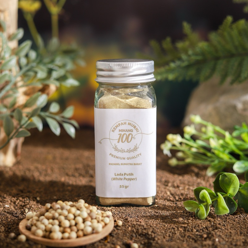 

Rempah Minang Lada Putih Bubuk / White Pepper Powder