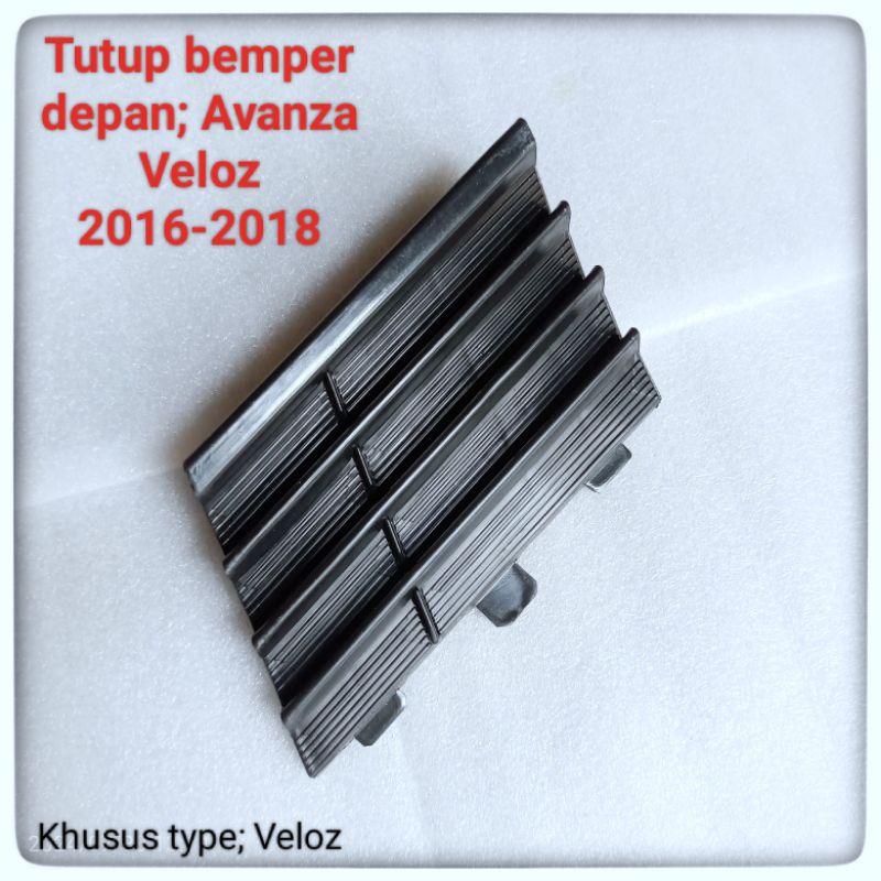 Tutup bemper Avanza Veloz 2016 2018 tutup bemper depan Avanza Grand Veloz cover bemper Avanza Veloz 