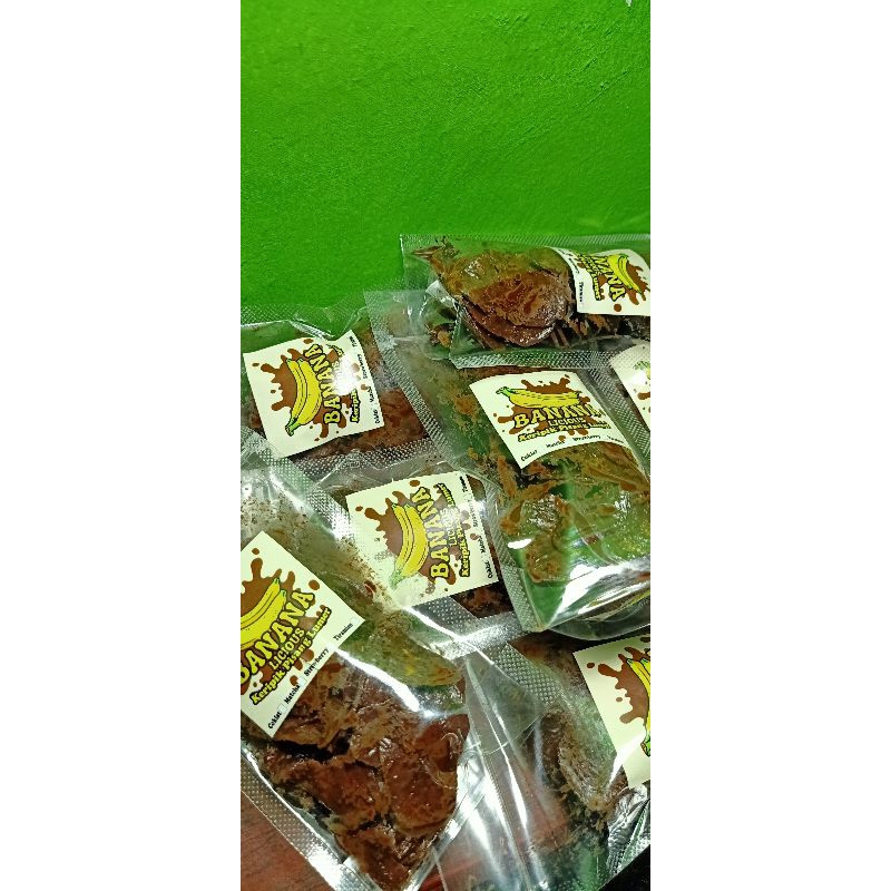 

PAKET 10 BUNGKUS KERIPIK PISANG LUMER BERAT 50Gr by BANANA LICIOUS