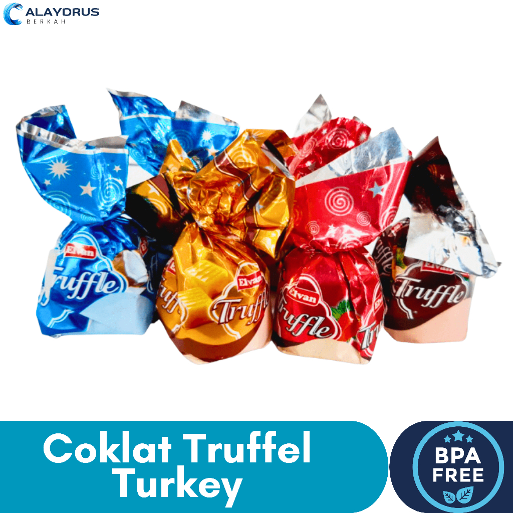 

bGF Coklat Turki Truffle 1 Kg Elvan Premium Mix Cokelat Arab Turkey Oleh oleh Haji Umroh Halal &