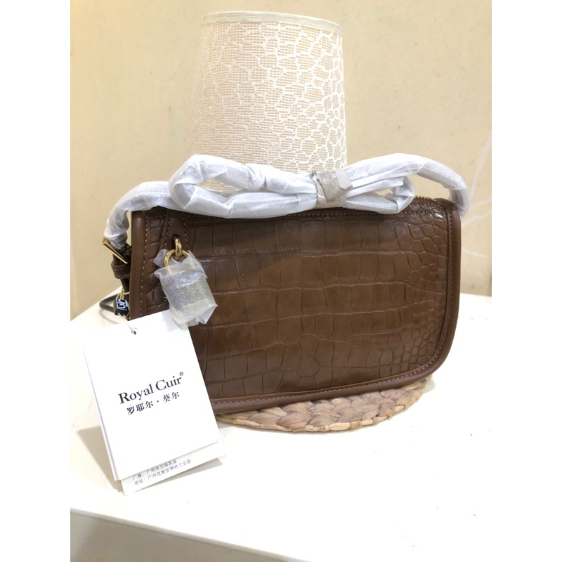 Slingbag Royal Cuir croco import