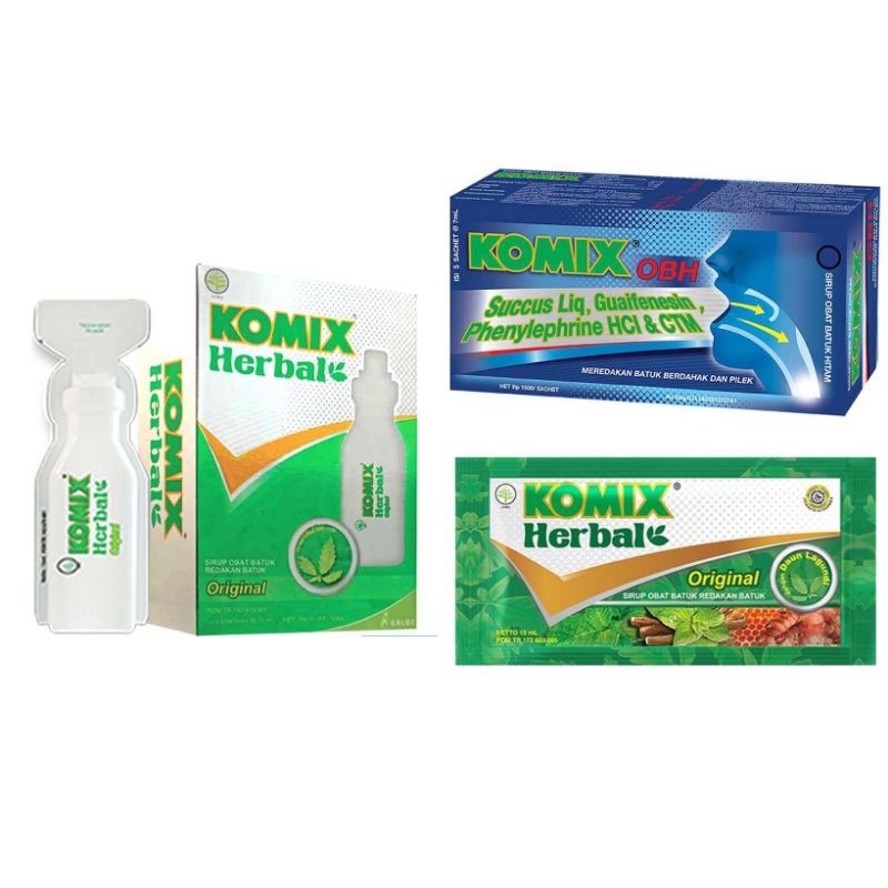 Komix Aneka Obat Batuk Herbal Original komik OBH pack herbal