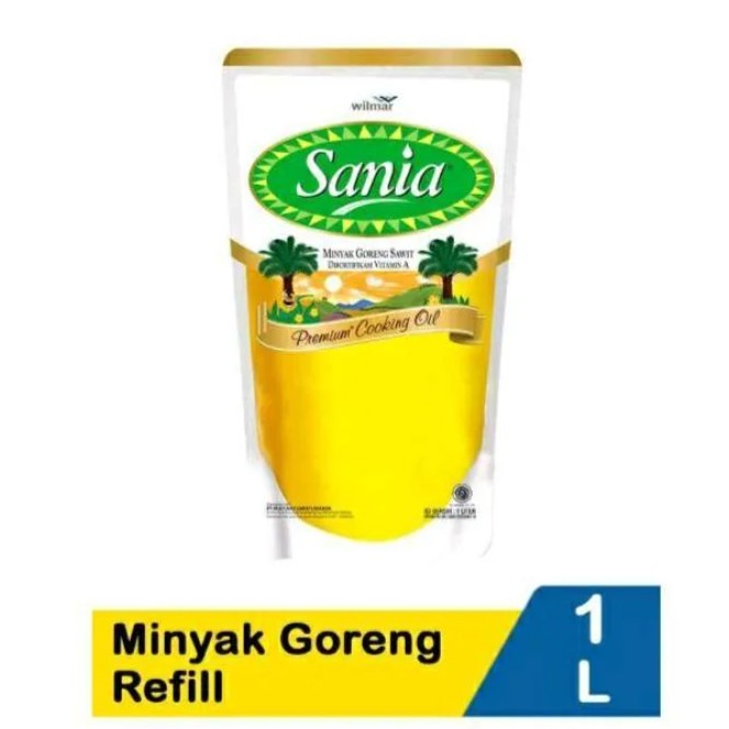 

MINYAK GORENG Sania 1 L / 1000mL 1 Liter