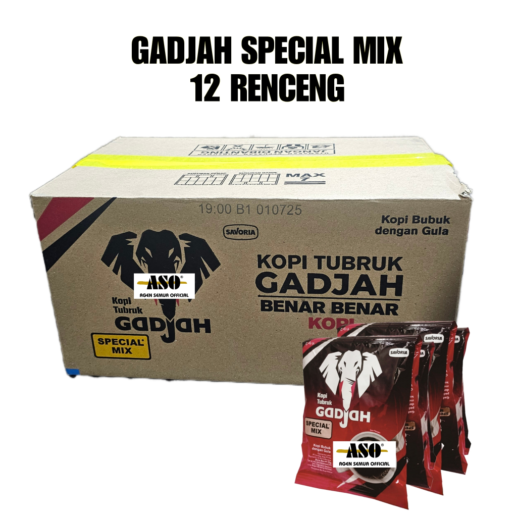 

GFD KOPI GADJAH SPECIAL MIX DUS ( ISI 120 ) PROMO !!!