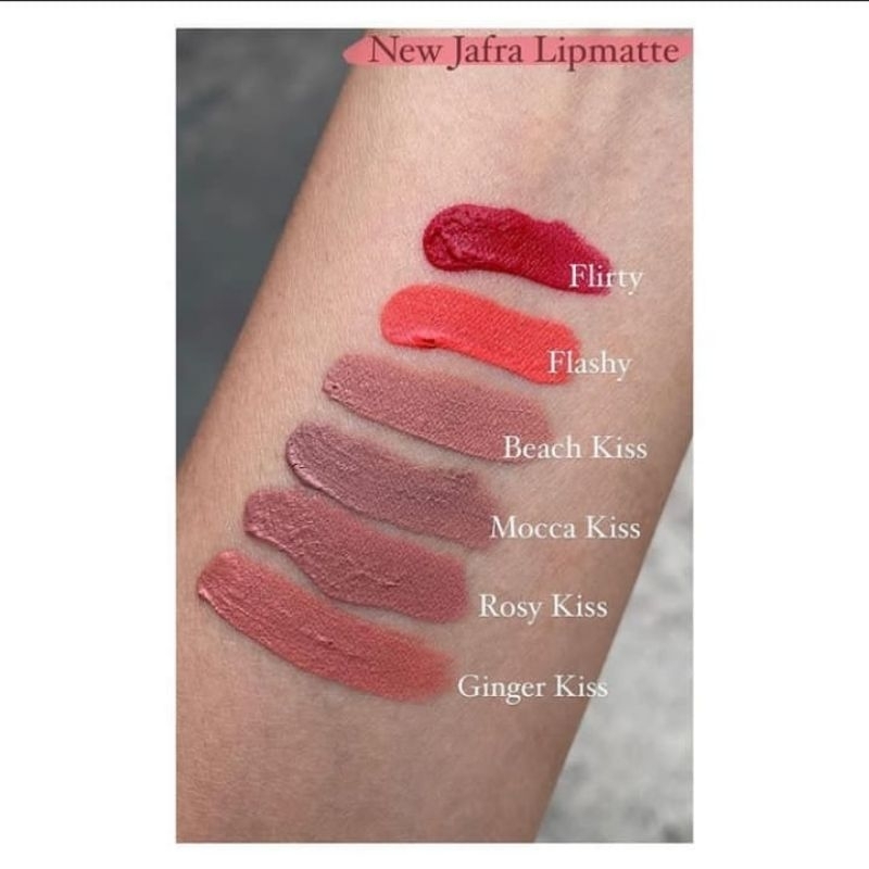 LIPSTIK "LIPSTIK MATTE LIQUID JAFRA" |SIDE BEACH KISS|MOCCA KISS