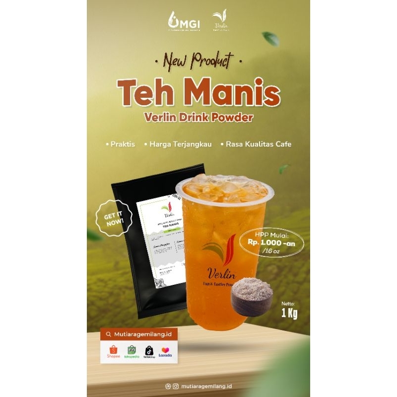 

AKEH Minuman Bubuk Verlin All Varian Rasa 1 KG