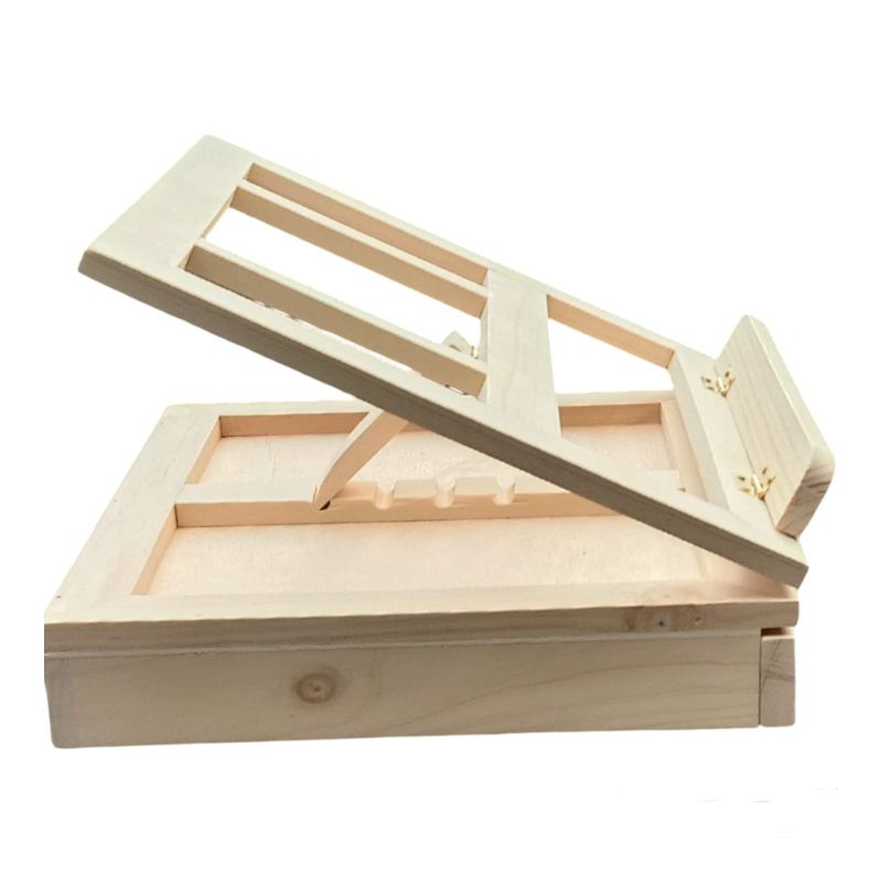 

Wooden easel stand book dudukan untuk melukis dudukan buku