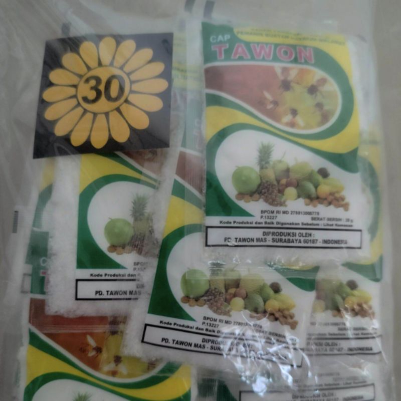 

Sari Manis Cap Tawon 20gr / Pemanis Buatan / Obat Gula / Pemanis Minuman Murah 1 Pack Isi 30 Sachet