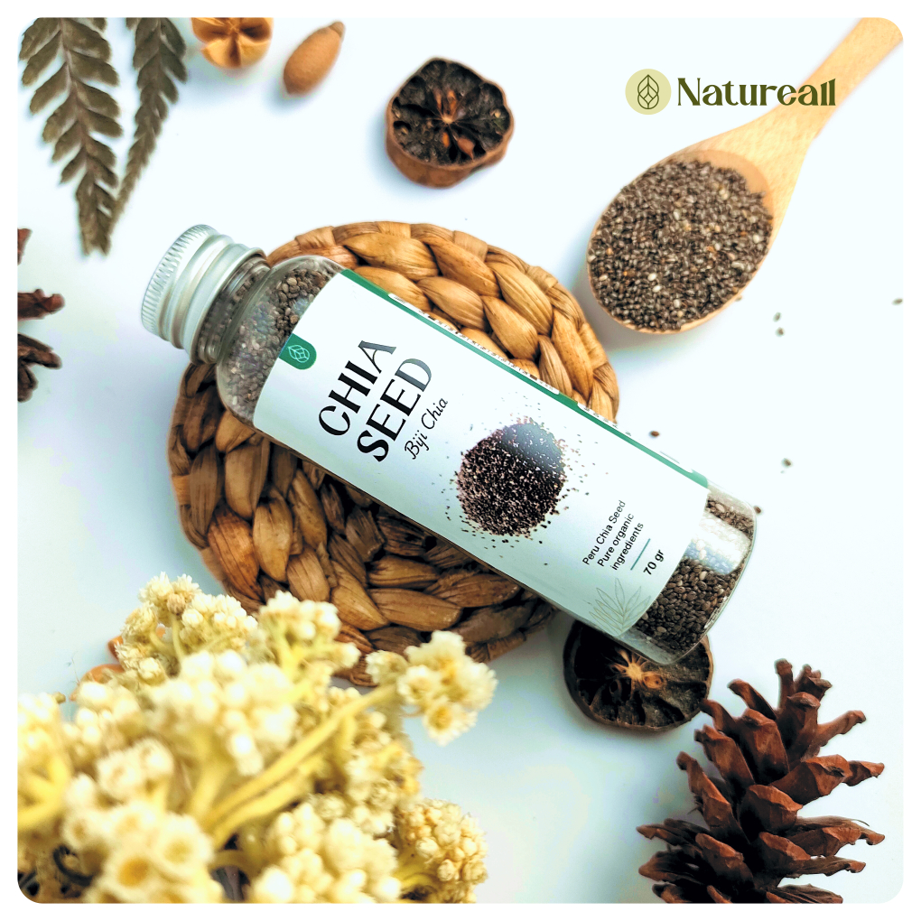 

Biji Chia Seed Organik Organic Chia Seeds 70 Gr Kemasan Botol
