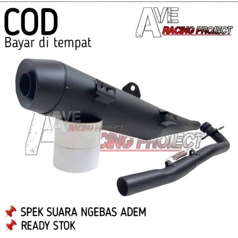 KNALPOT TSUKIGI STANDAR RACING ASTREA SURA X 100 125 FI REVO BLADE DLL