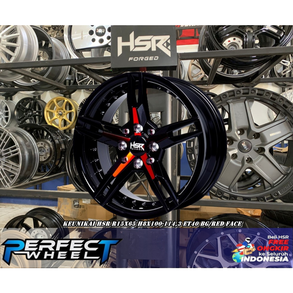 Velg Original Hsr Keunikai R15 Velg Mobil Racing Untuk Agya Mobilio Xenia Futura