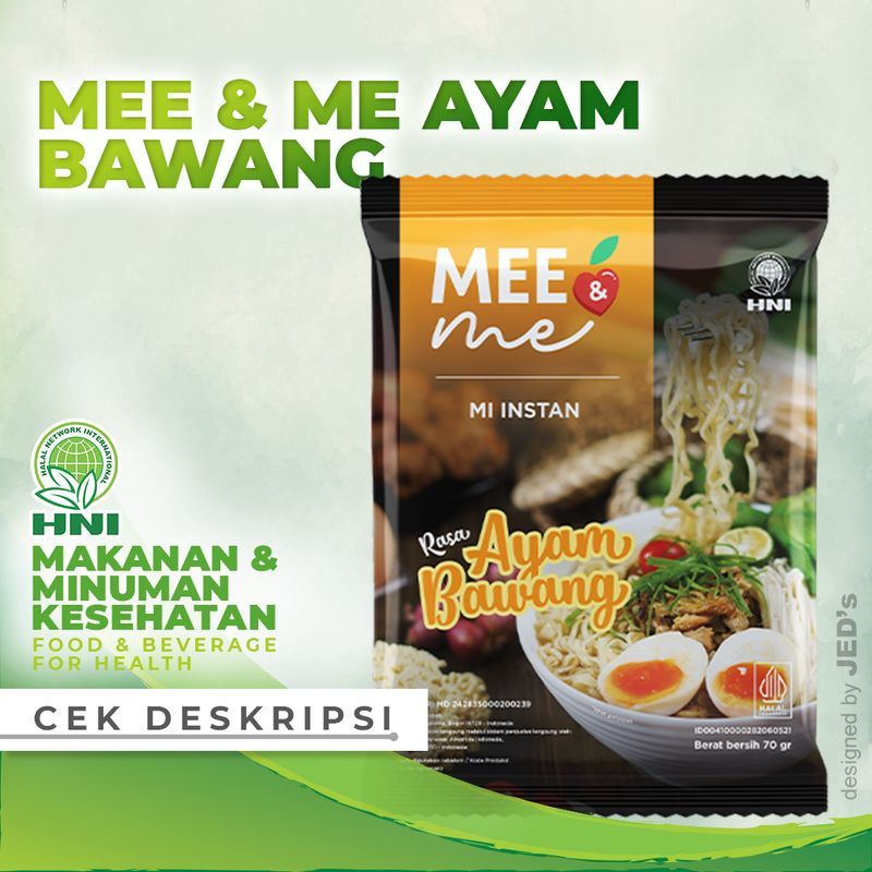 

MEE & ME RASA AYAM BAWANG - Mi Instan HNI / HPAI