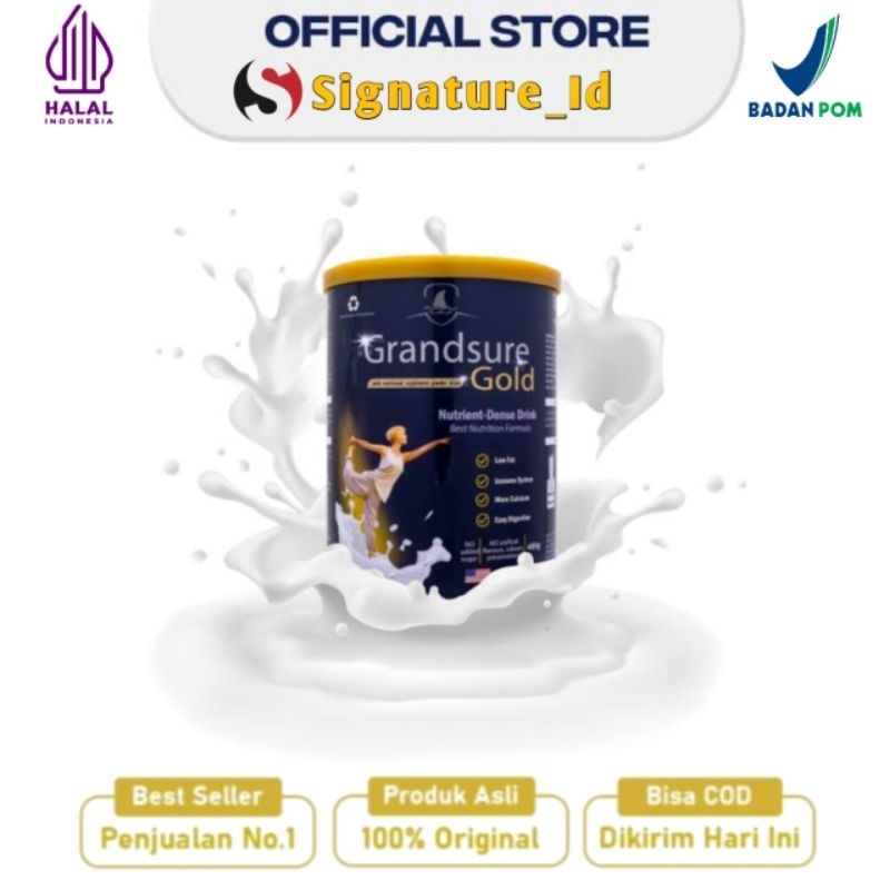 

GRANSURE Gold Milk Untuk Penderita Osteoporosis Obati Masalah Tulang Dan Sendi Asli