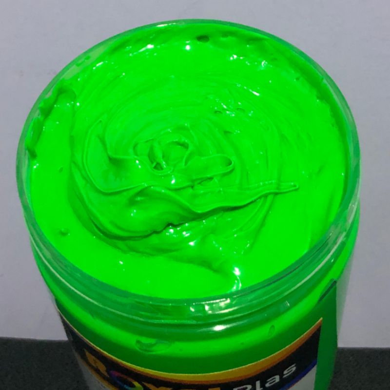 

Tinta Plastisol Flourescent Green @ 1kg Royalplas