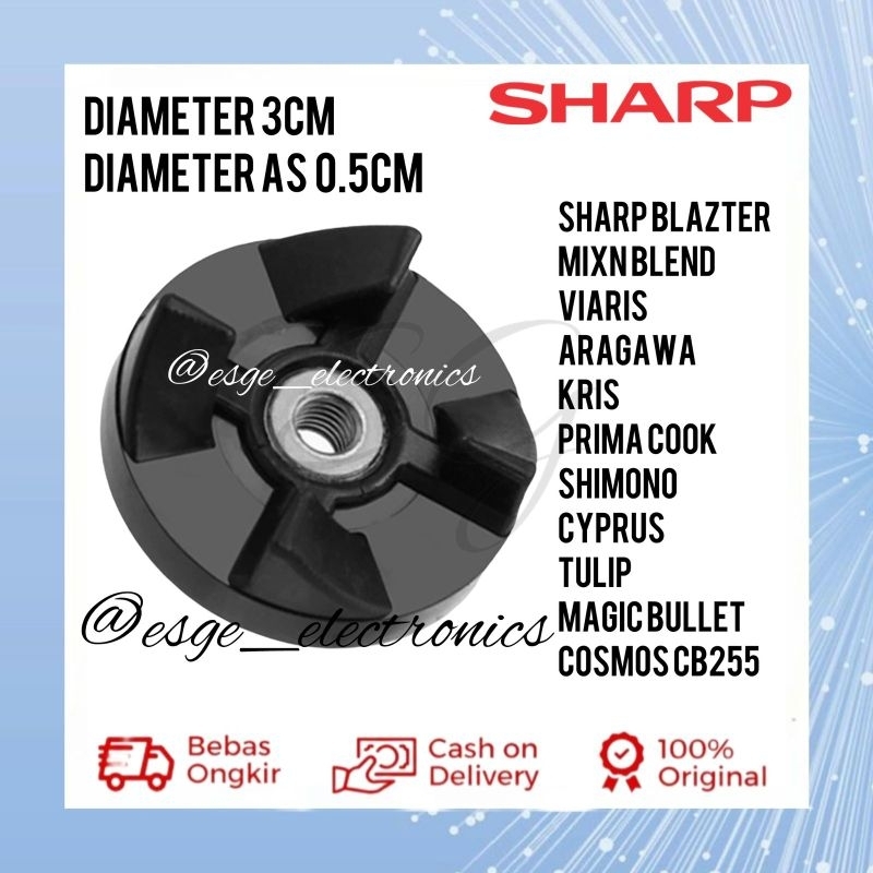 ORIGINAL GIGI KARET BLENDER SHARP GEAR KARET PISAU MOUNTING BLENDER SHARP GEAR KARET PISAU BLENDER S