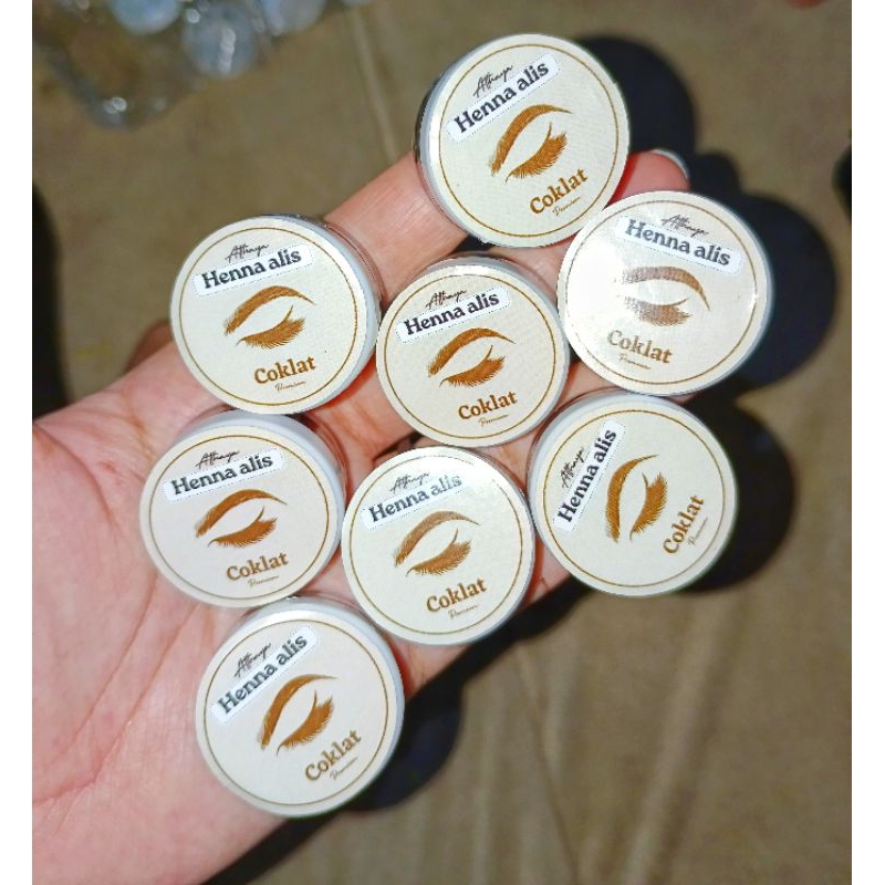Henna alis halal / henna premium sulam alis / henna alis tahan lama 3-4 hari
