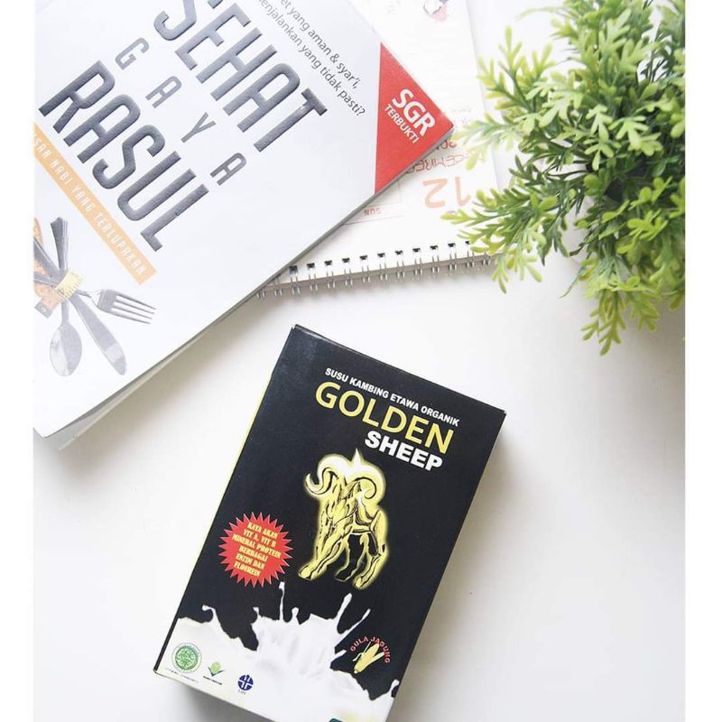 

GOLDEN SHEEP Susu Kambing Etawa Bubuk Premium Organik Murni Halal Berkualitas Kaya Vitamin A B Mineral Protein Berbagai Enzim dan Flourein