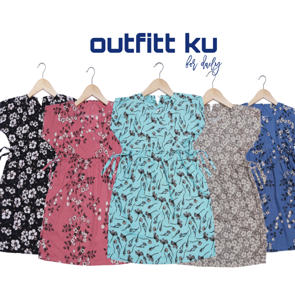 Daster Kimono Dress Rayon Anak 1-6 tahun