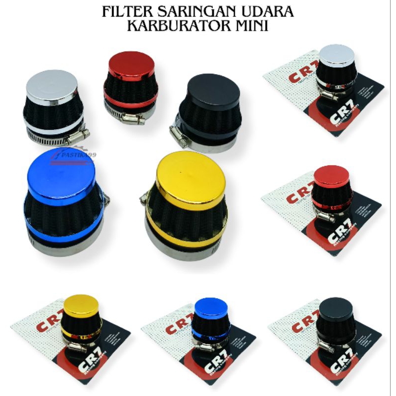 Filter karbu mini filter saringan udara karburator variasi PE 24 26 28 filter udara motor universal