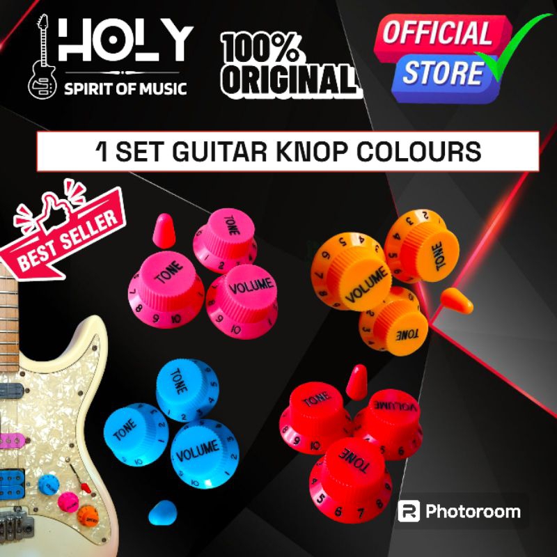 Knop Gitar Warna Warni Knob Gitar model Topi Knop Ibanez Knop Fender