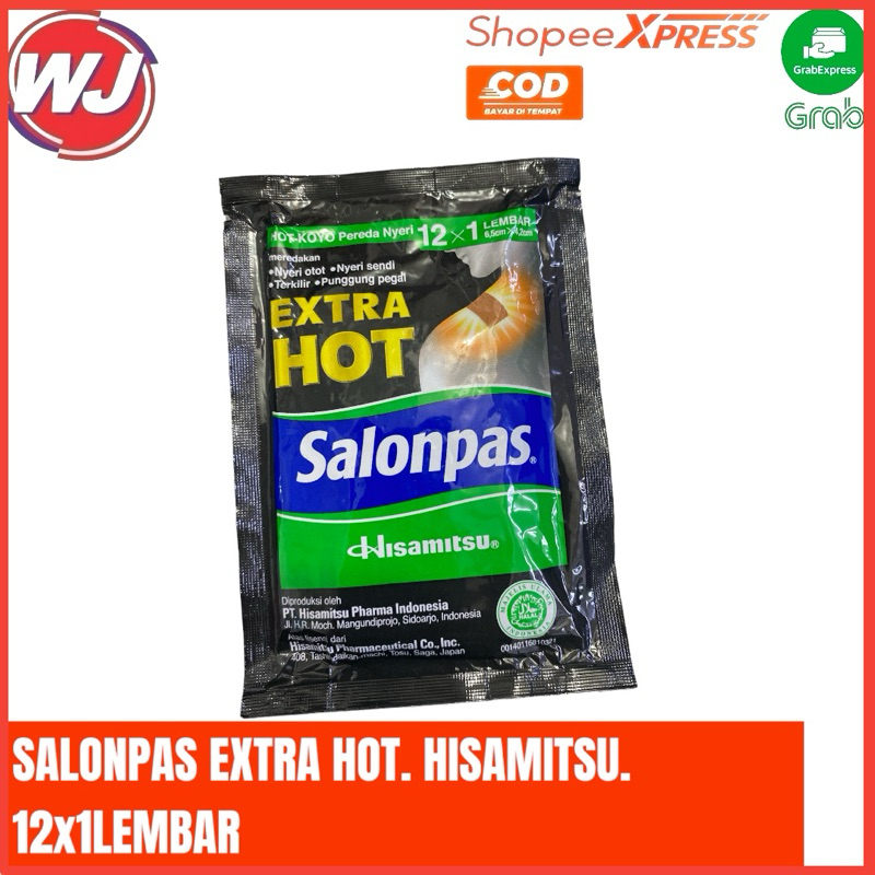 SALONPAS EXTRA HOT 12x1Lembar