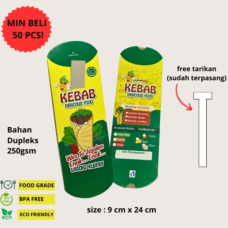 

Bungkus Kebab, Kemasan Kebab ,Box Kebab, Dus Kebab, Dus Kemasan Kebab, Kotak Kebab
