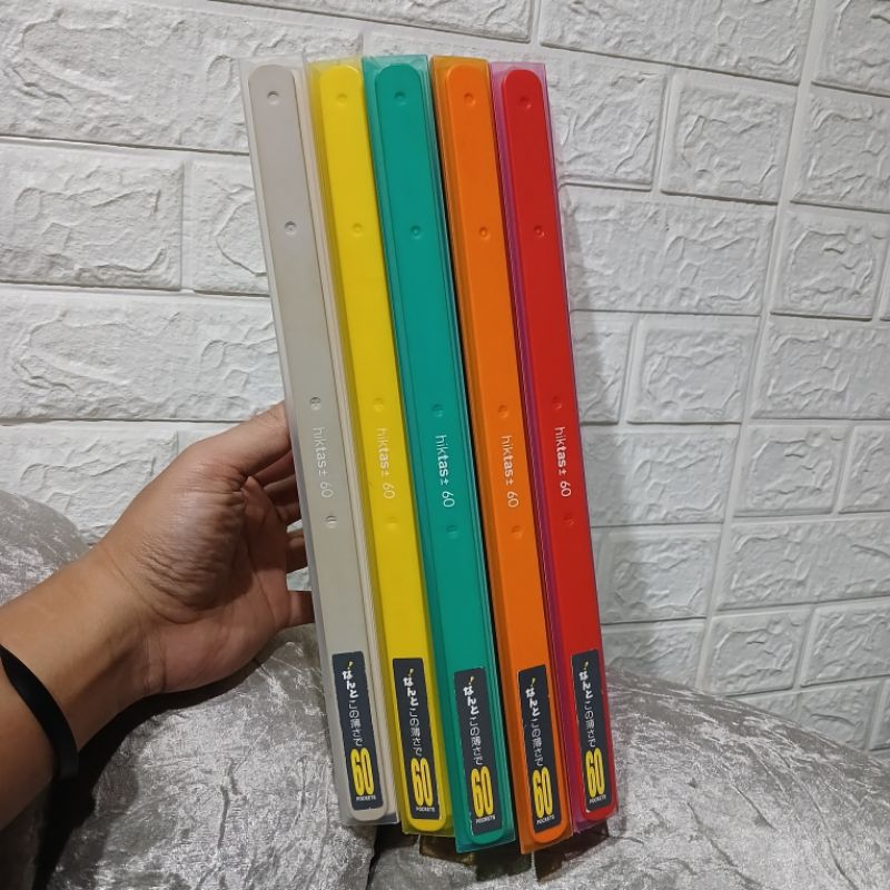 

KING JIM Clear File Holder No 7181-3T A4-S ukuran A4 isi 60 Pockets