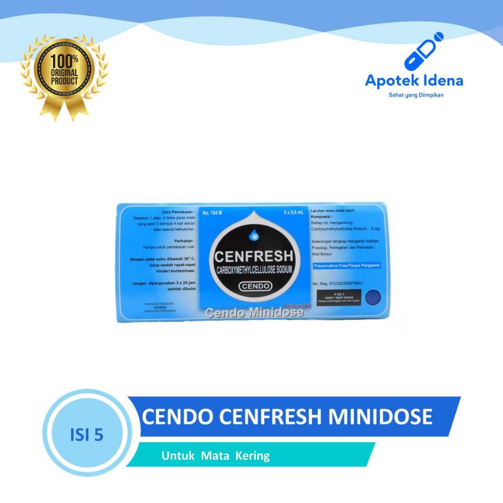 Cendo Cenfresh Minidose untuk mata kering / Obat Tetes Mata