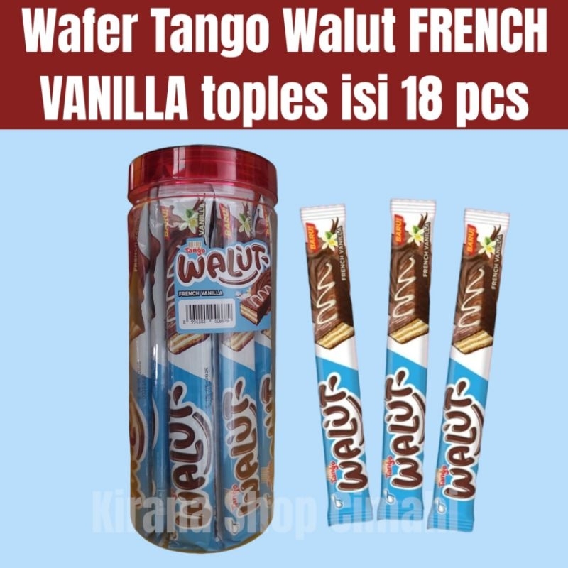 

WAFER TANGO WALUT FRENCH VANILLA TOPLES ISI 18 PCS