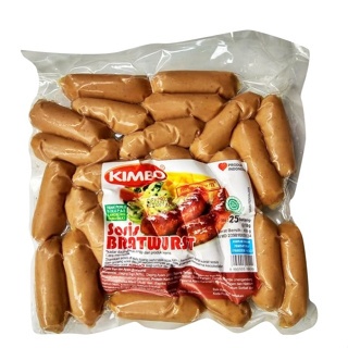 

Kimbo Sosis Mini Bratwurst Isi 25S/450Gram| Kimbo Sosis Cocktail - 450Gram